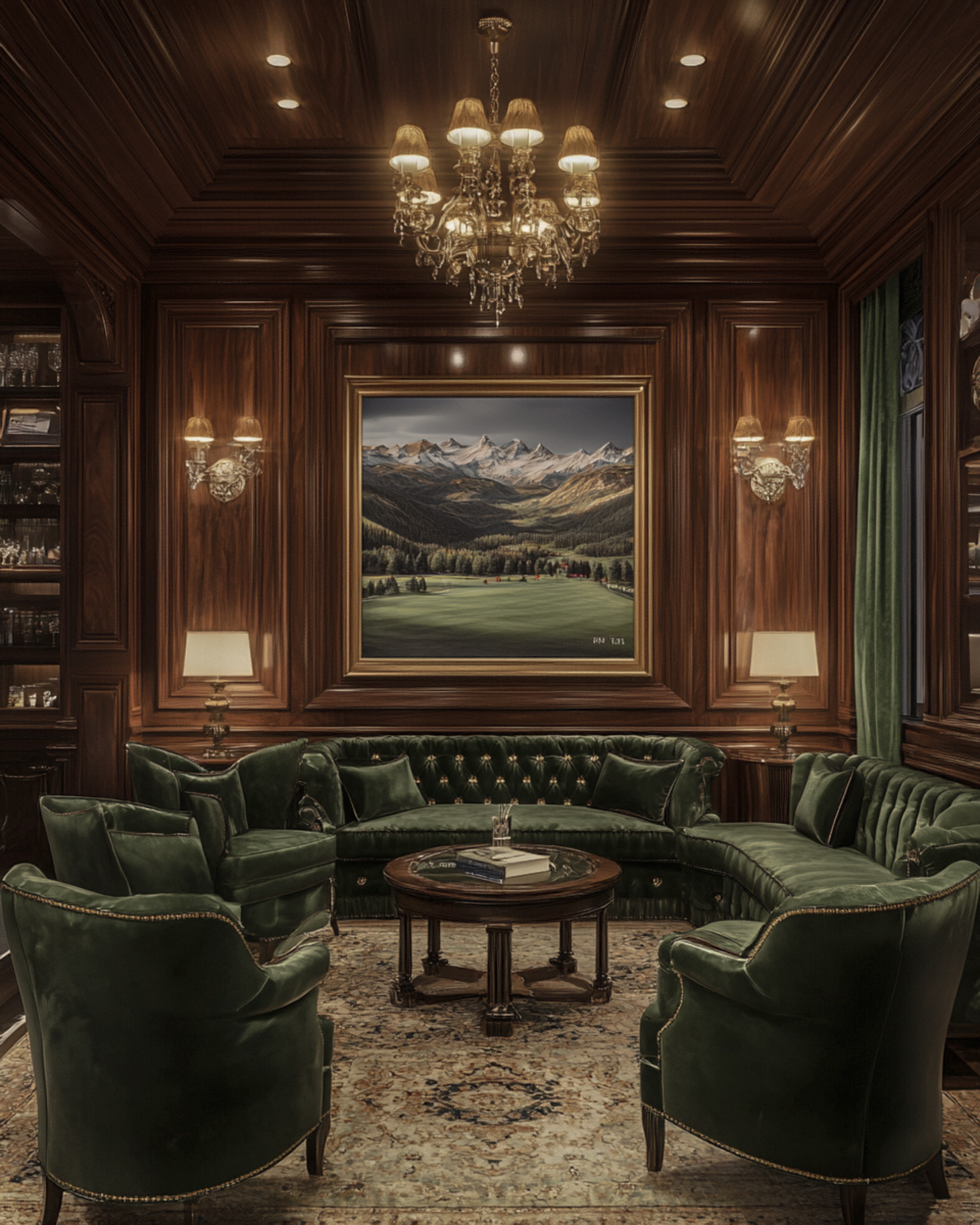 Private members’ lounge interior reflecting the refined, discreet atmosphere of Ivory Heritage Club.